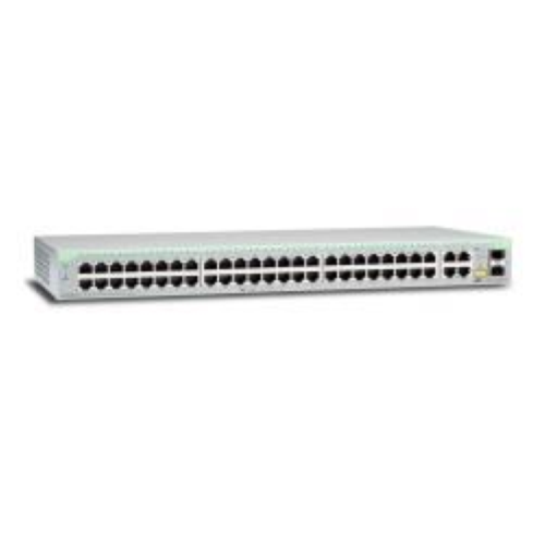 Allied Telesis AT FS750/52 WebSmart Switch - Switch - intelligente - 48 x 10/100 + 2 x 10/100/1000 + 2 x combo Gigabit SFP - desktop, montabile su rack